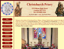 Tablet Screenshot of christchurcheltham.org.uk